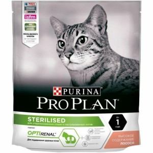 Pro Plan Sterilised корм для стерил кошек Лосось 400г