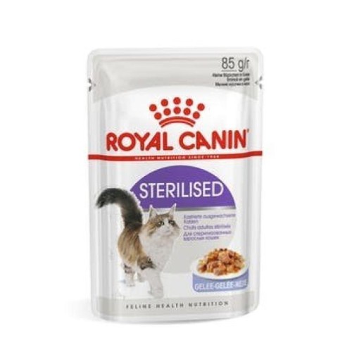Royal Canin Sterilised влажный корм для кошек желе 85гр
