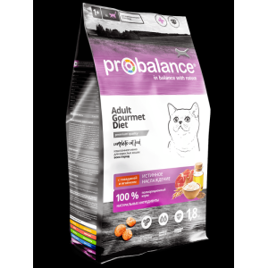 ProBalance Gourmet Diet для кошек говядина/ягнёнок 1,8кг