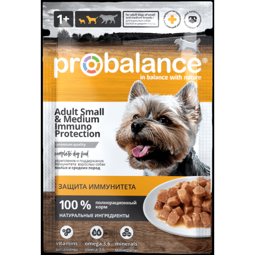 Probalance Adult влажный корм для собак мелких и средних пород 100гр