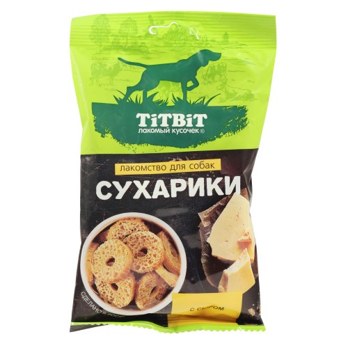 TiTBiT Сухарики с Сыром для собак 55г